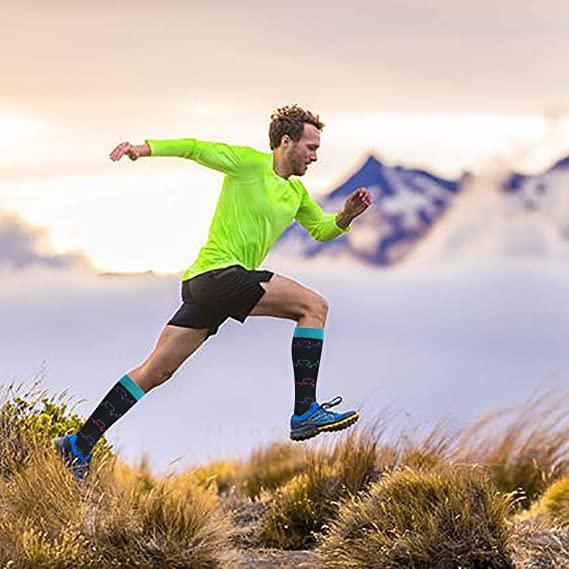 Compression Socks for Women & Men Knee-High Graduated Stocking for Pregnant Nurse