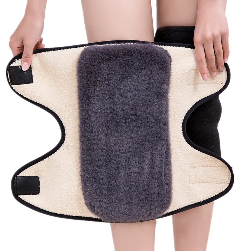 Cashmere Knee Braces Thicken Adjustable Soft Leg Warmer