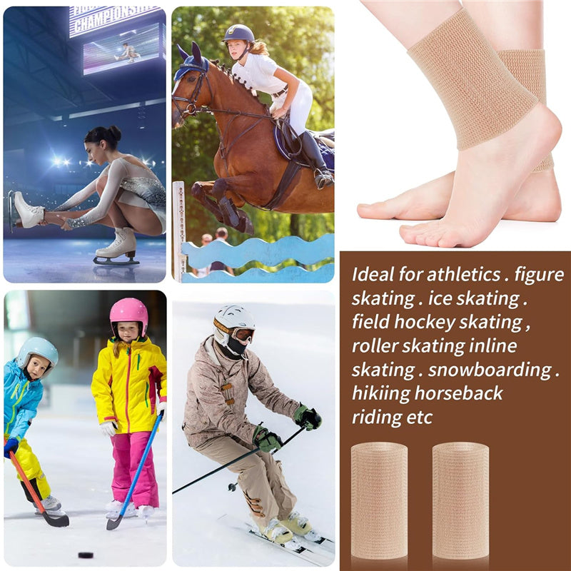 Soft Waterproof Ice Skate Guards Gel Ankle Compression Sleeve Ankle Pads