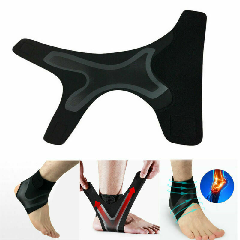 Ankle Brace Support Compression Sleeve Plantar Fasciitis Pain Relief Foot Wrap