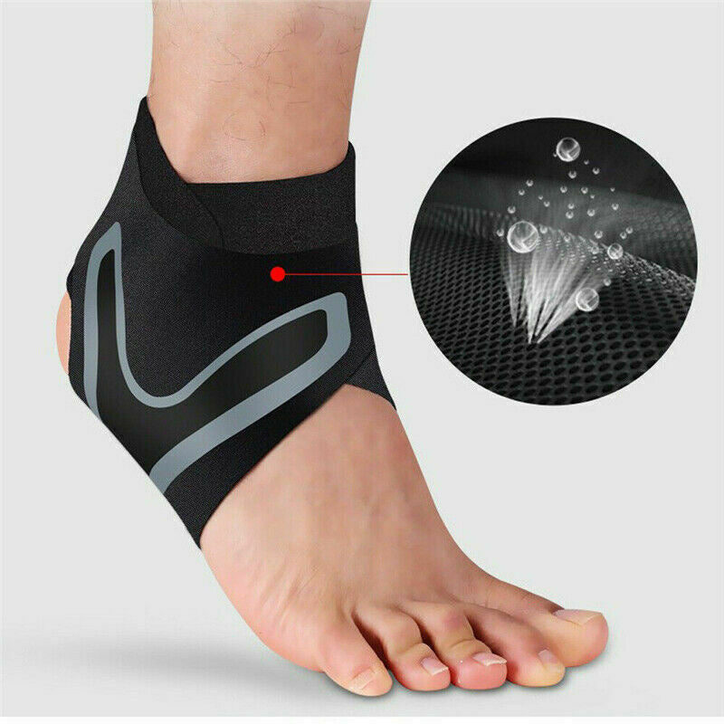 Ankle Brace Support Compression Sleeve Plantar Fasciitis Pain Relief Foot Wrap