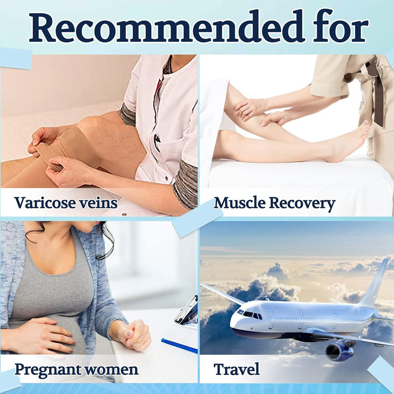 Calf Compression Socks Sleeves Shin Running Tights Foot Pain Relief Travel