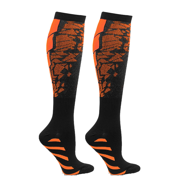 Knee High Compression Socks – Flight Support Stockings for Travel, Cycling & Daily Wear, Women & Men