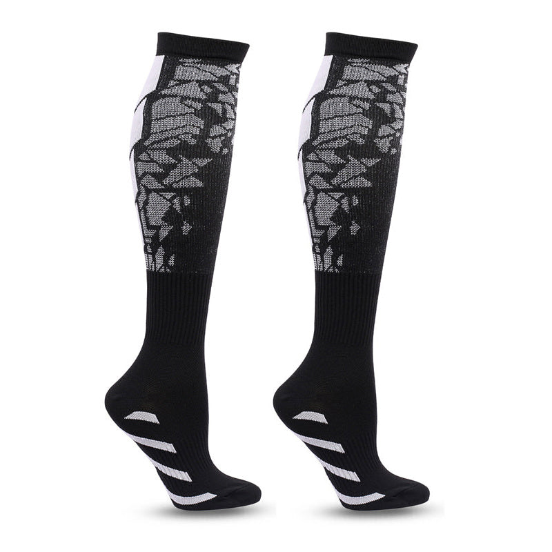 Knee High Compression Socks – Flight Support Stockings for Travel, Cycling & Daily Wear, Women & Men