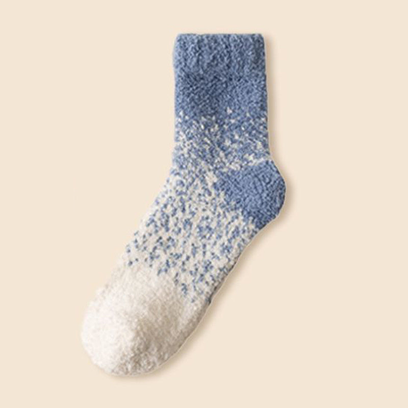 Cozy Coral Fleece Crew Socks for Men & Women