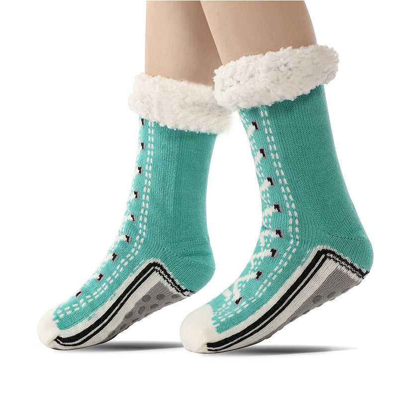 Cozy Fleece-Lined Winter Socks for Women