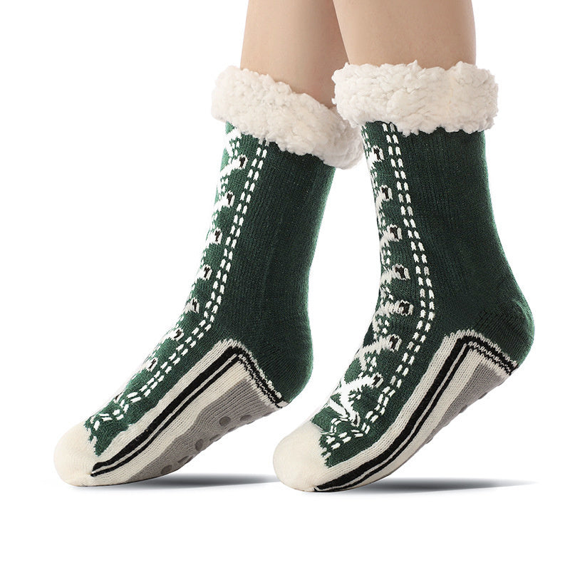 Cozy Fleece-Lined Winter Socks for Women