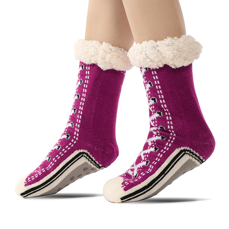 Cozy Fleece-Lined Winter Socks for Women