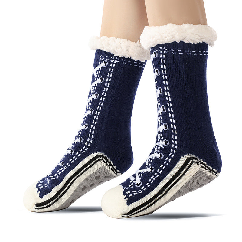 Cozy Fleece-Lined Winter Socks for Women