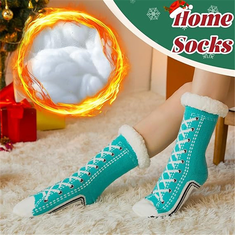 Cozy Fleece-Lined Winter Socks for Women