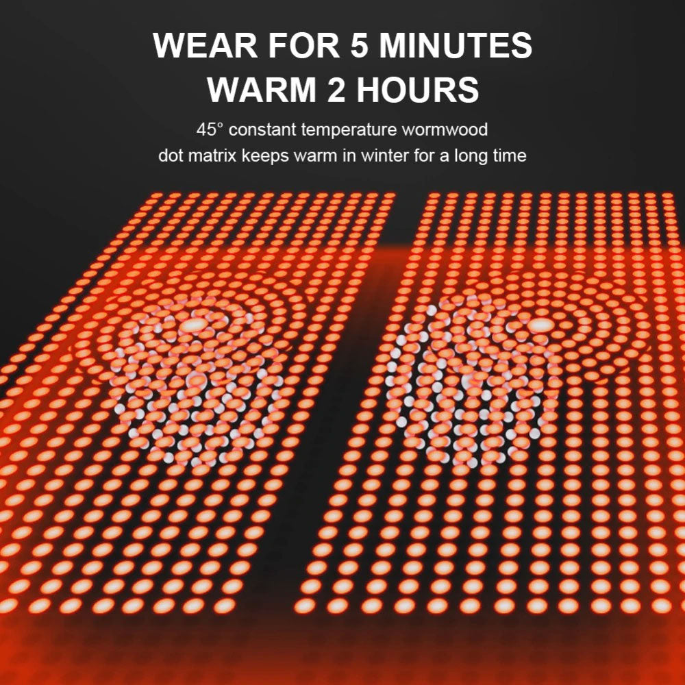 Extended Self-Heating Wormwood Knee Brace Sleeve Tourmaline Knee Support