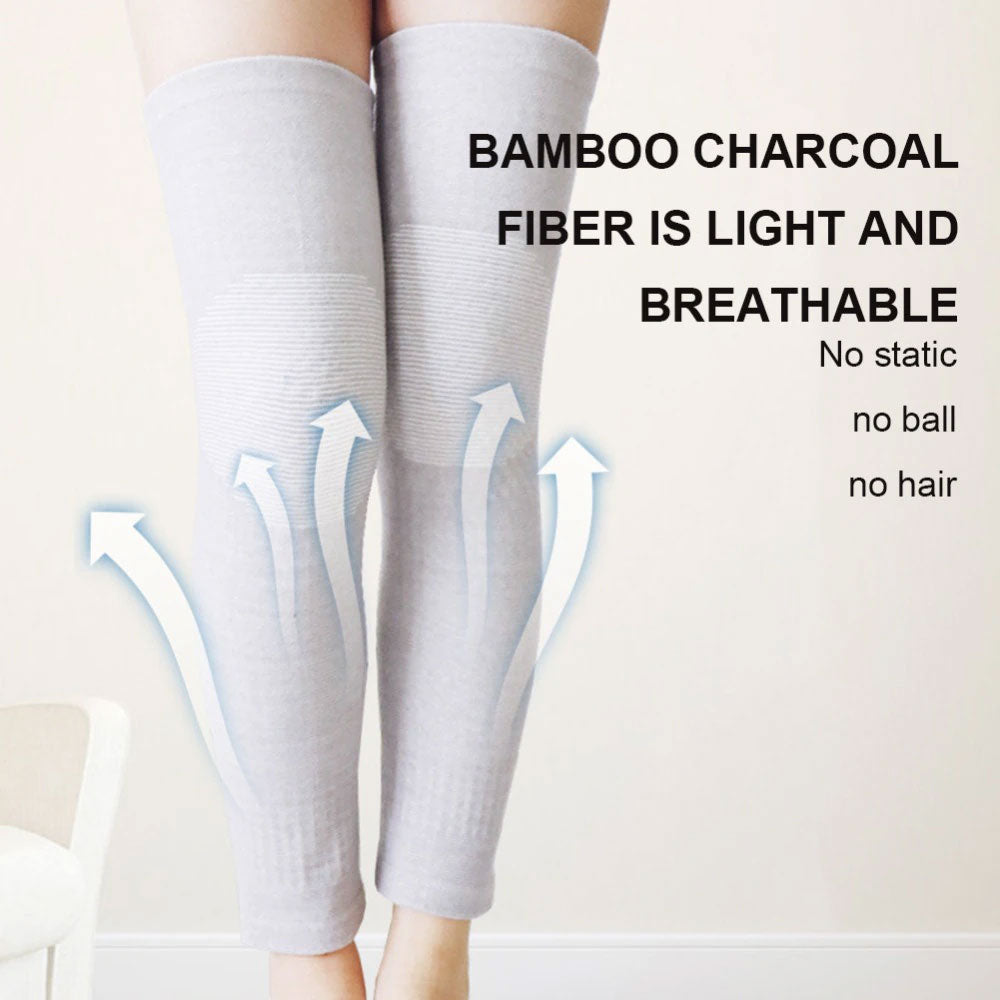 Extended Self-Heating Wormwood Knee Brace Sleeve Tourmaline Knee Support