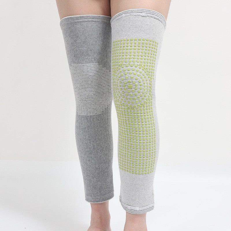 Extended Self-Heating Wormwood Knee Brace Sleeve Tourmaline Knee Support