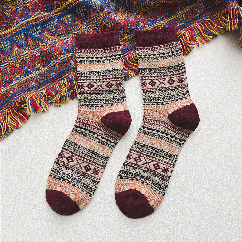 Five Pairs of Thermal Winter Socks for Women