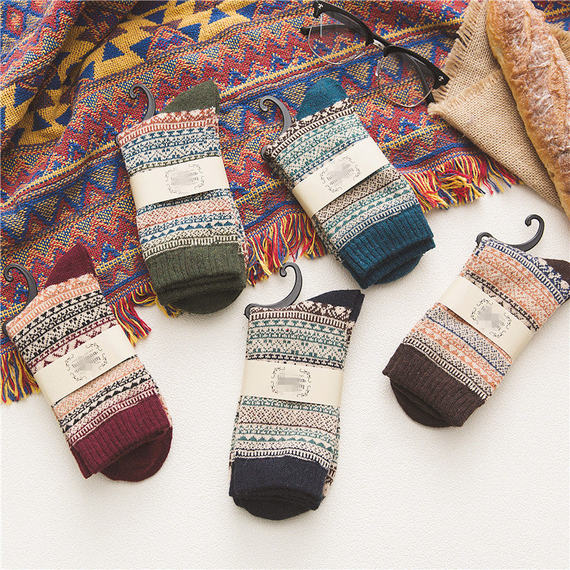 Five Pairs of Thermal Winter Socks for Women