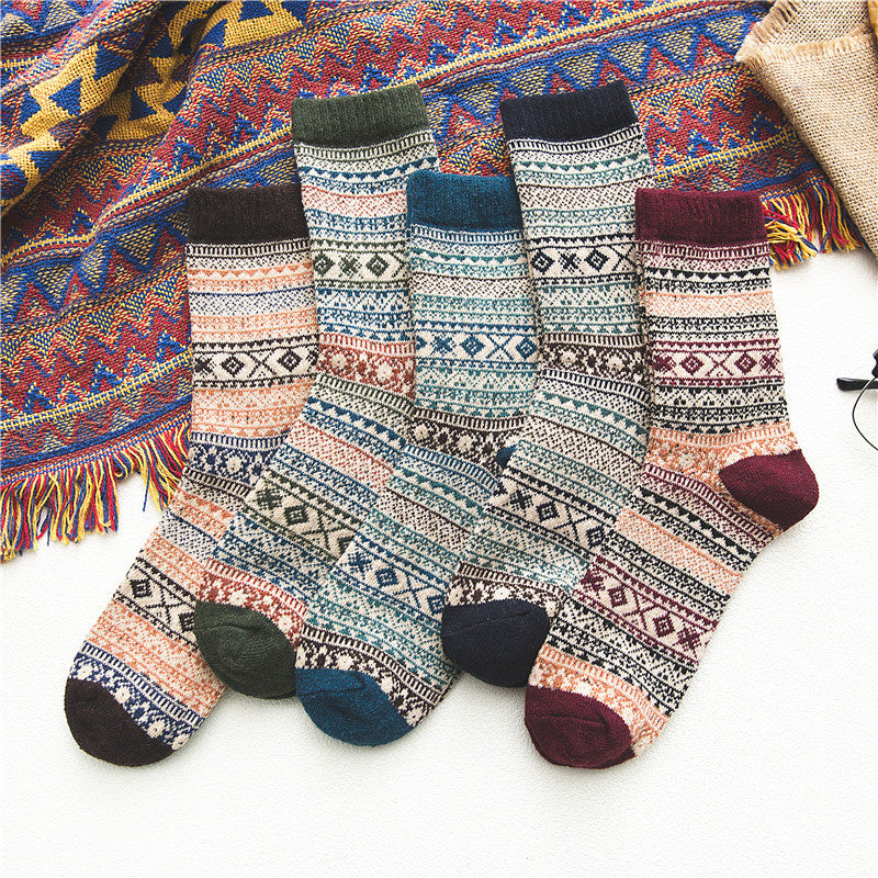 Five Pairs of Thermal Winter Socks for Women