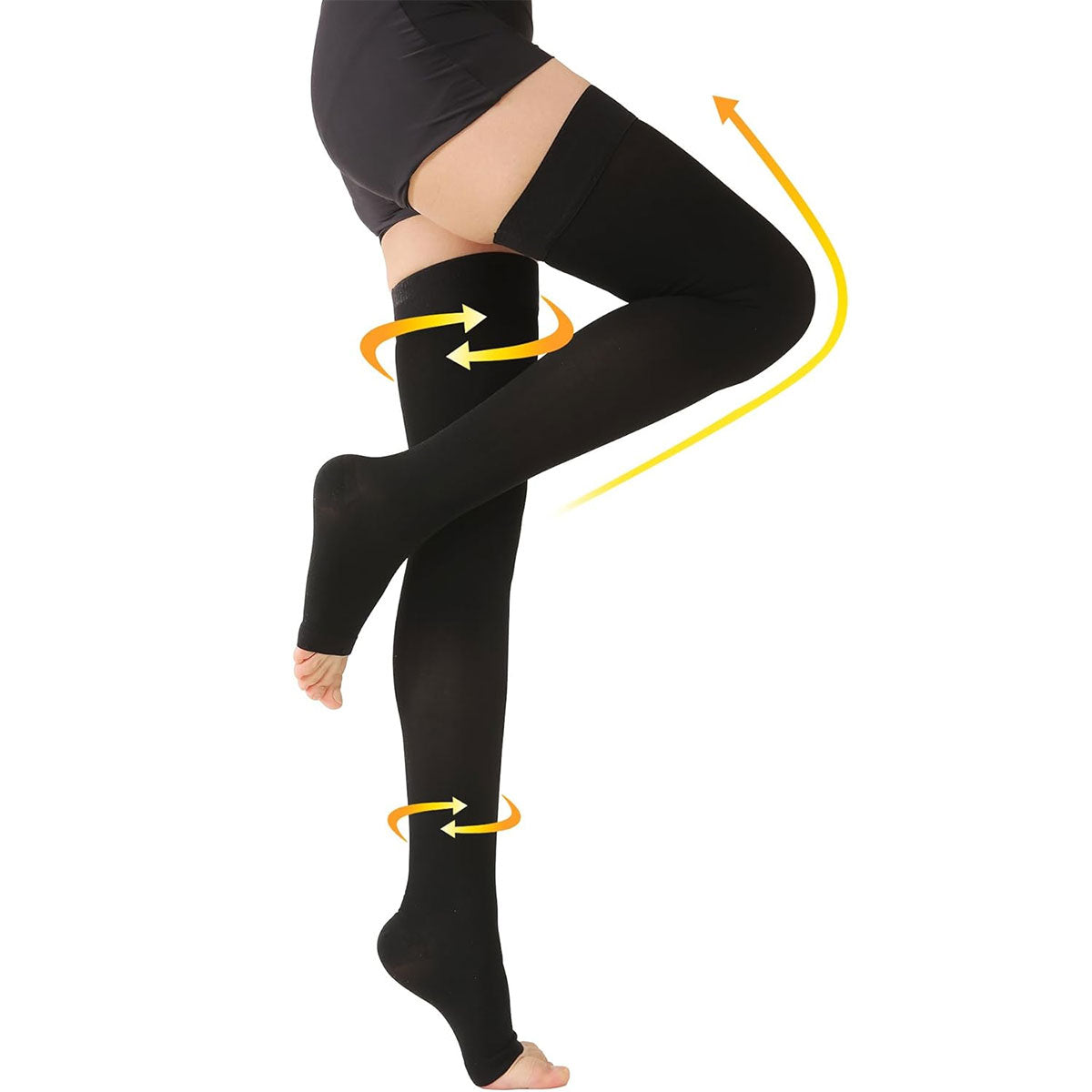 Thigh High Compression Socks 20-30 mmHg – Firm Support Compression Sto ...