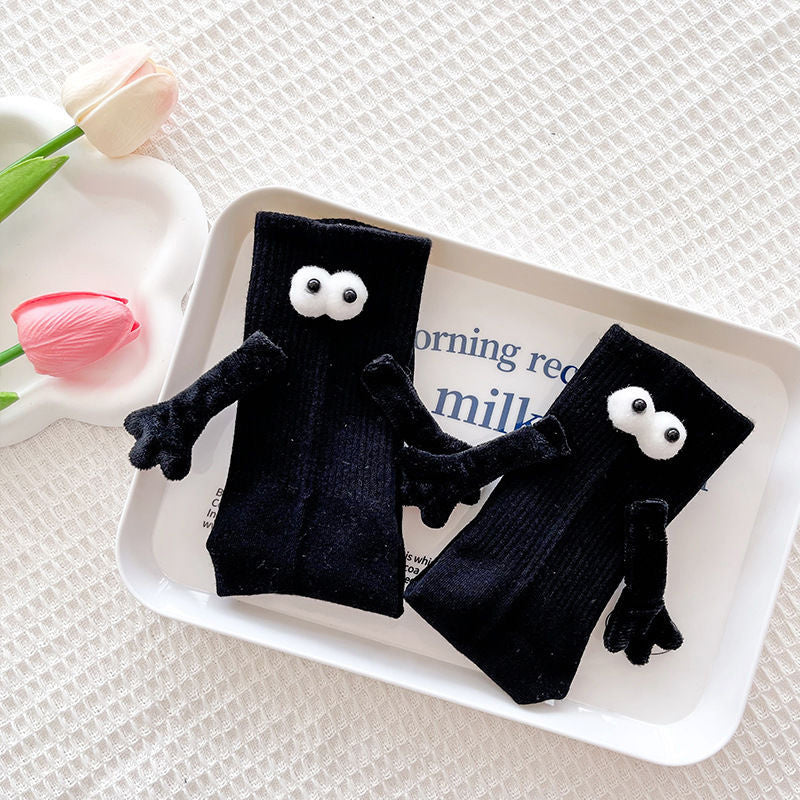 Funny Magnetic Hand Holding Socks for Adult - Couples, Lovers, Family, Friends