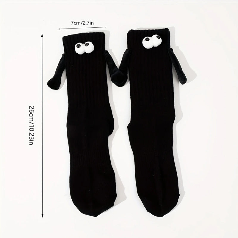 Funny Magnetic Hand Holding Socks for Adult - Couples, Lovers, Family, Friends