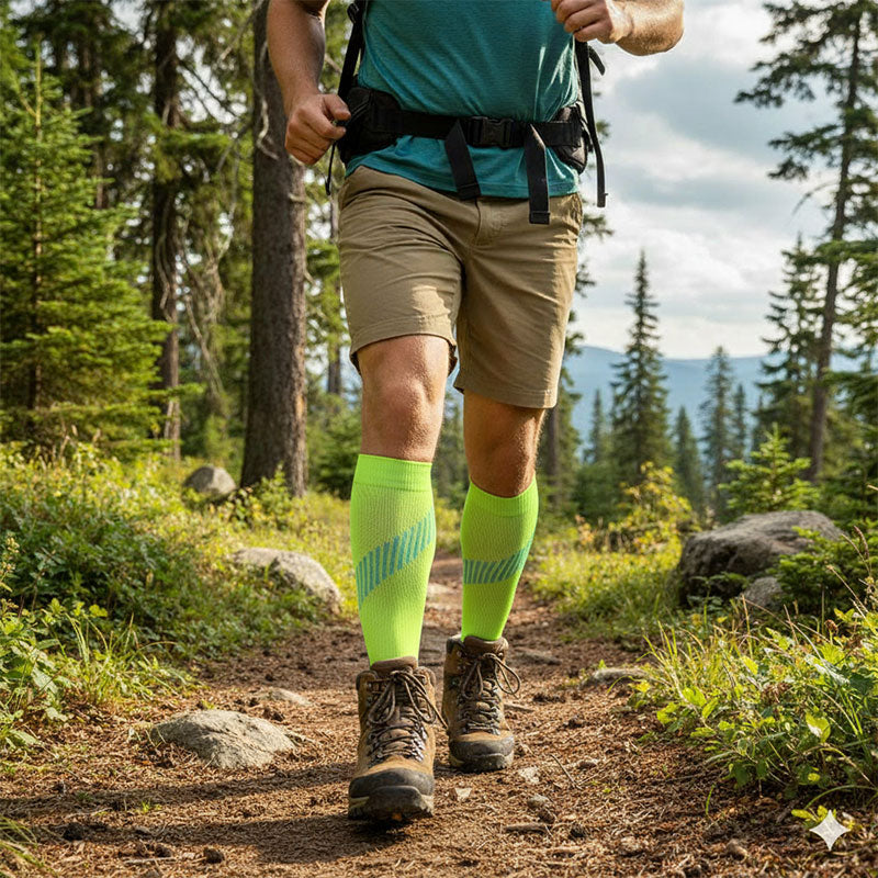 Knee High Compression Socks – Support Stockings for Recovery, Hiking & Outdoor Sports, Women & Men