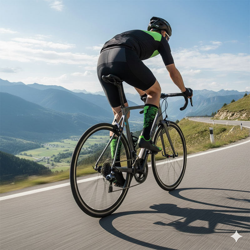 Knee High Compression Socks – Flight Support Stockings for Travel, Cycling & Daily Wear, Women & Men