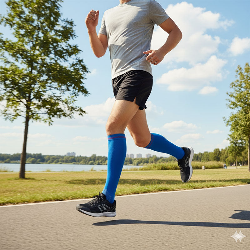 Unisex Sports Compression Socks Stockings for Men & Women