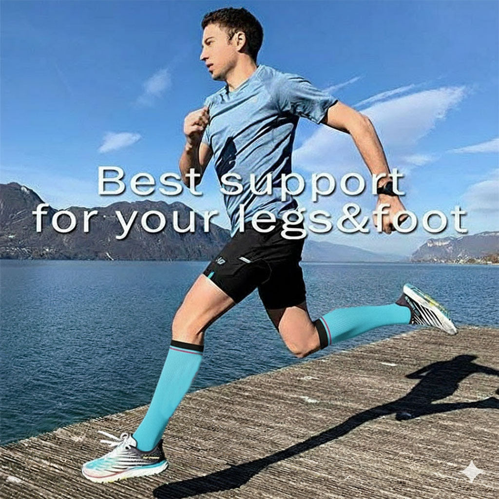 Unisex Sports Compression Socks Stockings for Men & Women