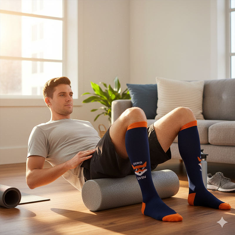 Knee High Compression Socks for Women – Animal Cartoon Pattern Stockings for Pregnancy, Maternity, Everyday Wear & Recovery