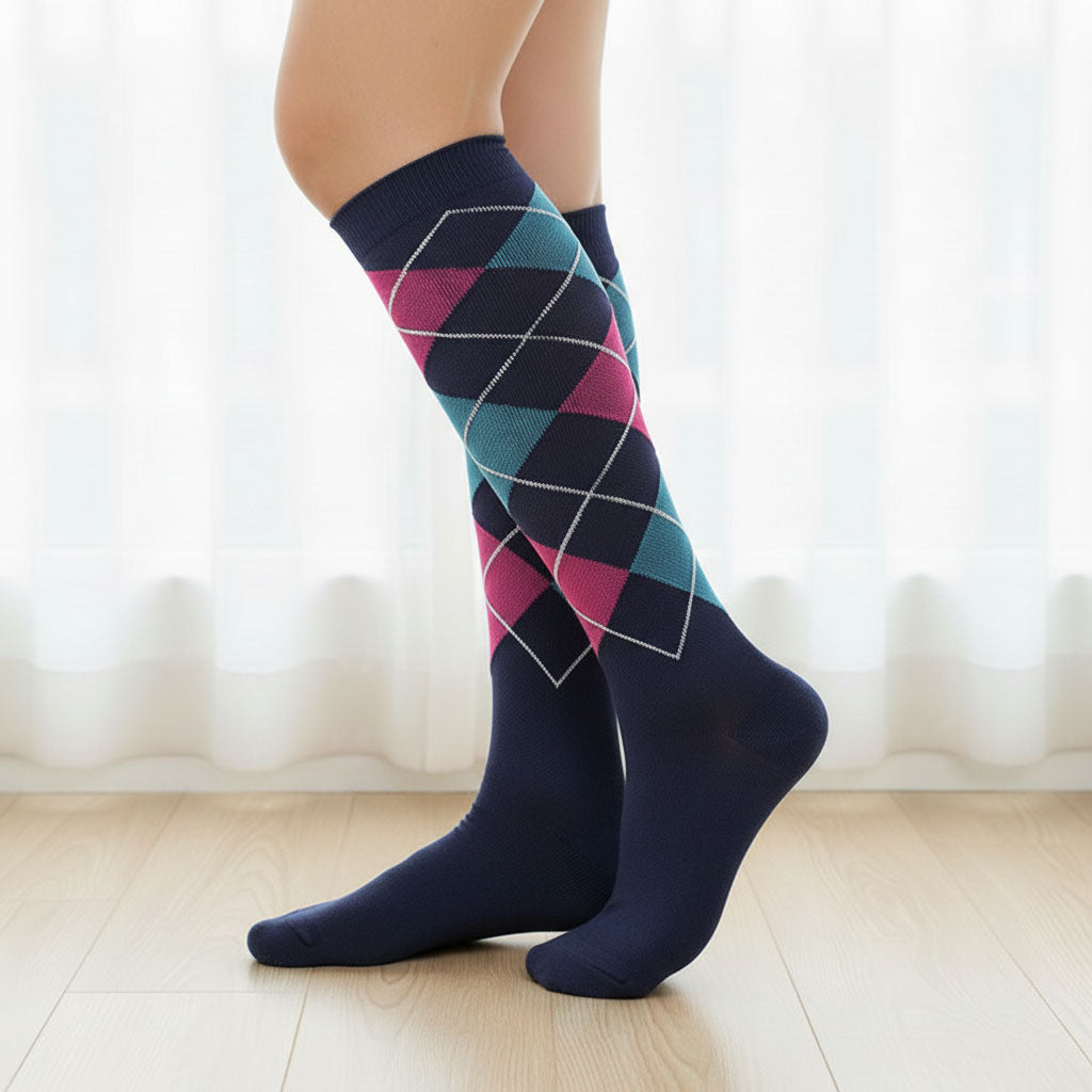 Compression Socks for Women & Men Knee-High Graduated Stocking for Pregnant Nurse