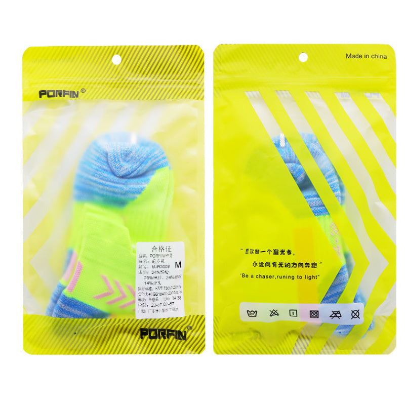 Unisex Marathon Running Crew Cushioned Compression Athletic Sports Socks