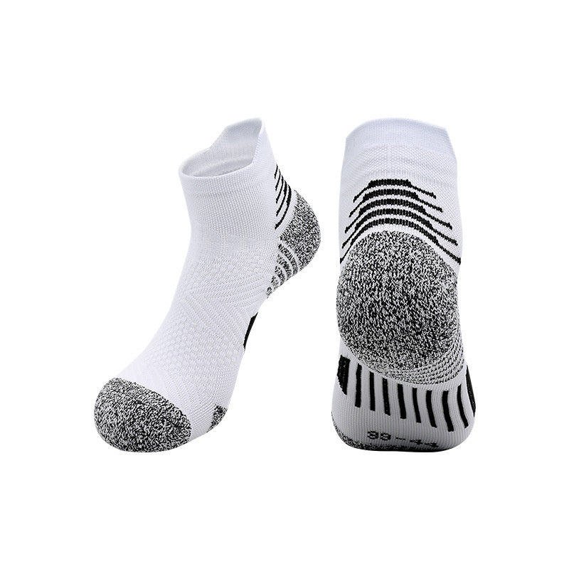 Unisex Marathon Running Crew Cushioned Compression Athletic Sports Socks