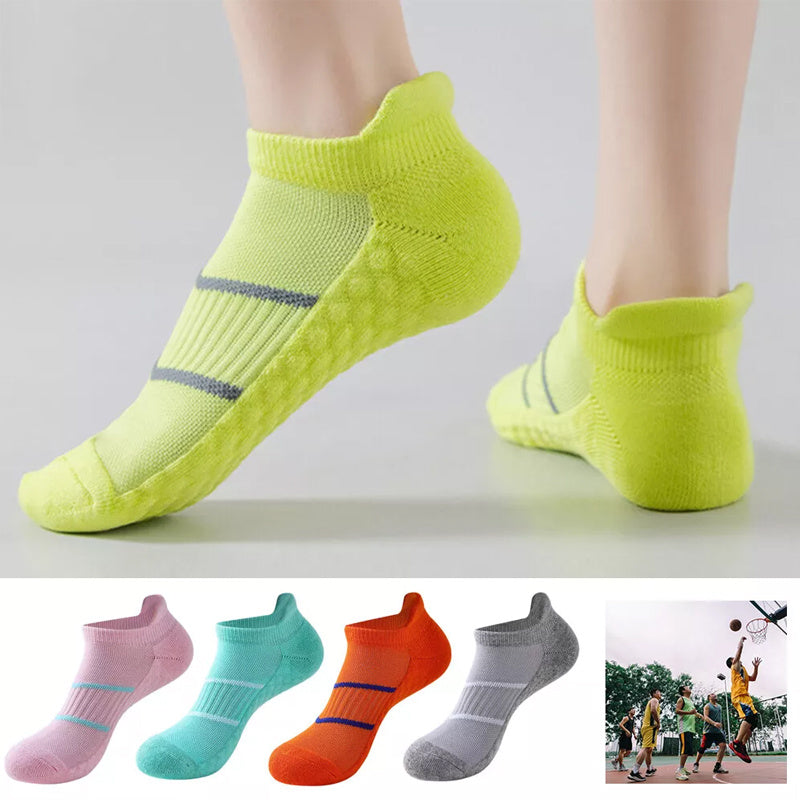 Mens Sport Socks Towel Bottom Running Socks Sweat Absorbent Ankle Socks Hosiery