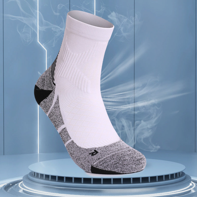 Merino Wool Socks Mid Calf Warm Thick Ski Socks for Men Professional Sports Socks