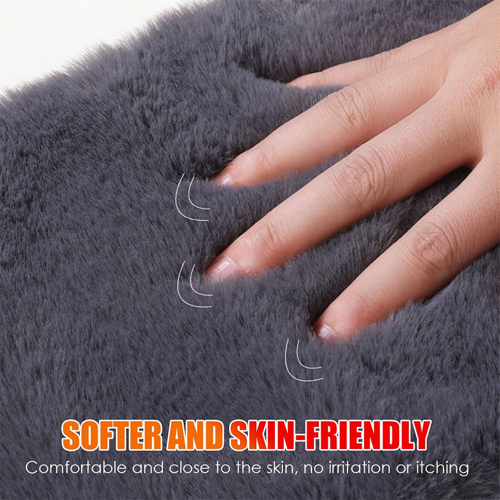 Plush Knee Brace Thick Protection Knee With Velvet Pads