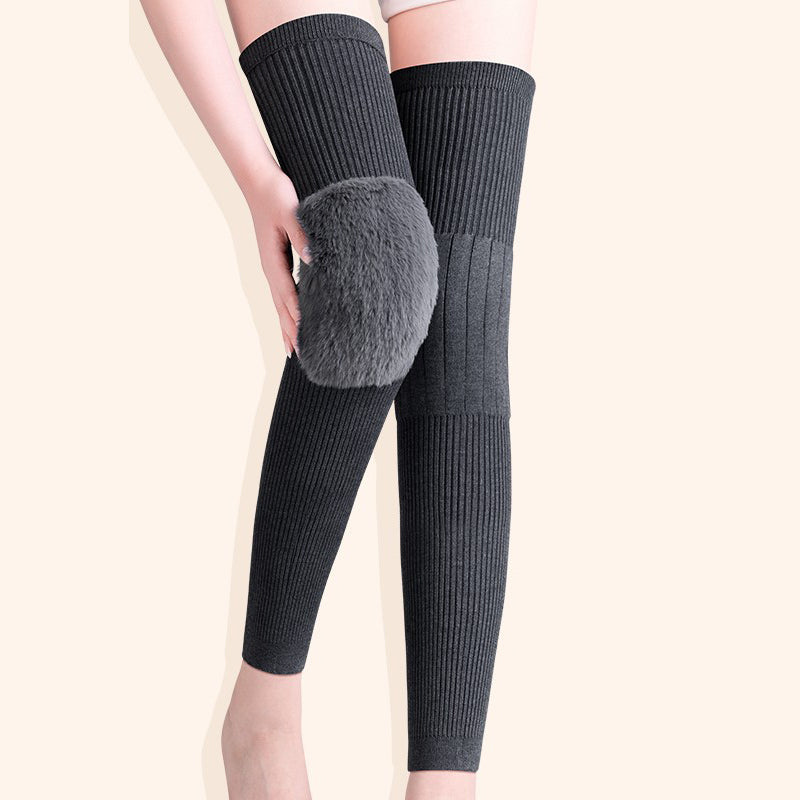 Thermal Cashmere Wool Knee Brace Leg Warmers