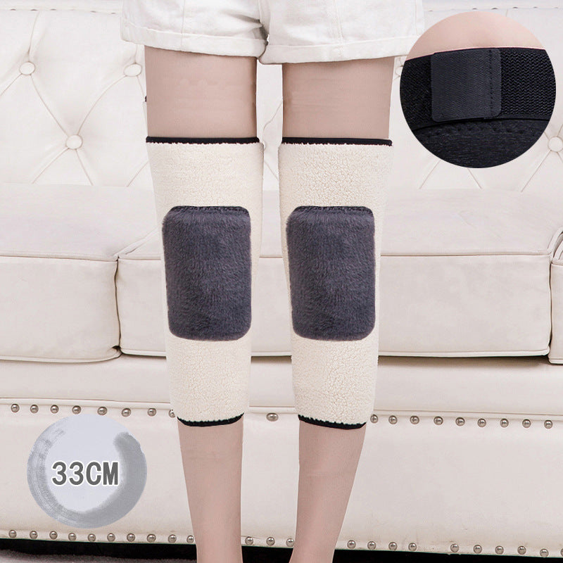 Thicken Prevent Arthritis Knee Warmers Thermal Plush Leg Knee Pad
