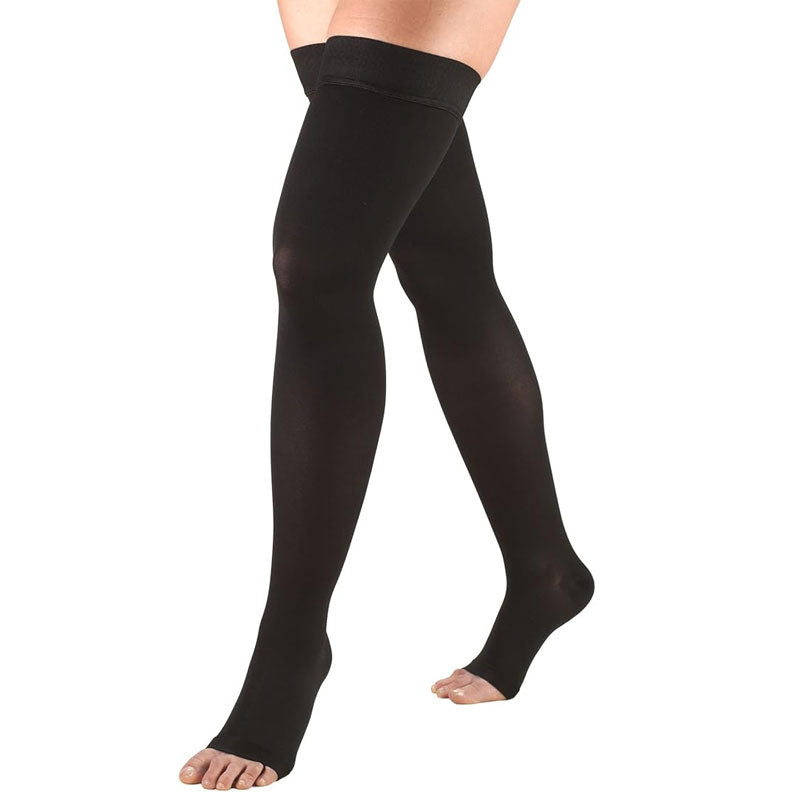 Thigh High Compression Socks 20-30 mmHg – Firm Support Stockings for Women & Men