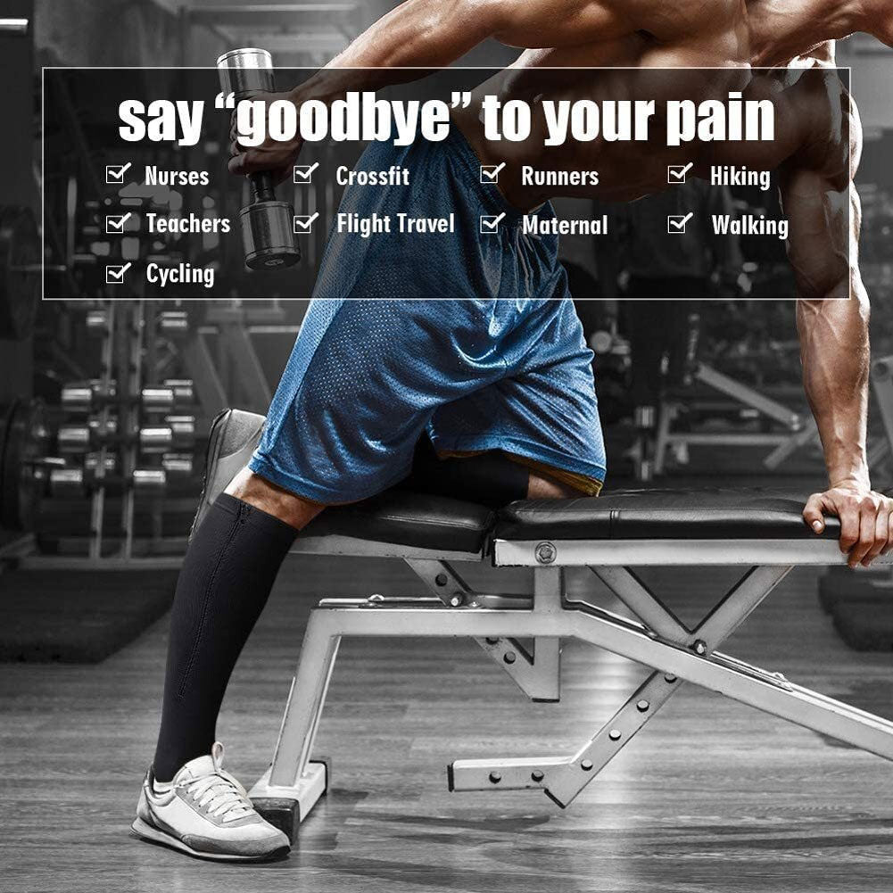 Zipper Compression Socks for Men & Women – Easy Wear Support Stockings for Sports, Travel & Daily Use