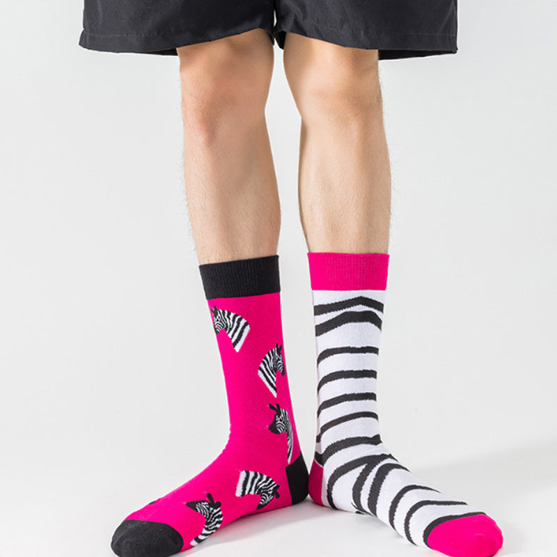 Unisex Animal Trendy Socks Cute Fun Pattern Novelty Mid-Calf Socks