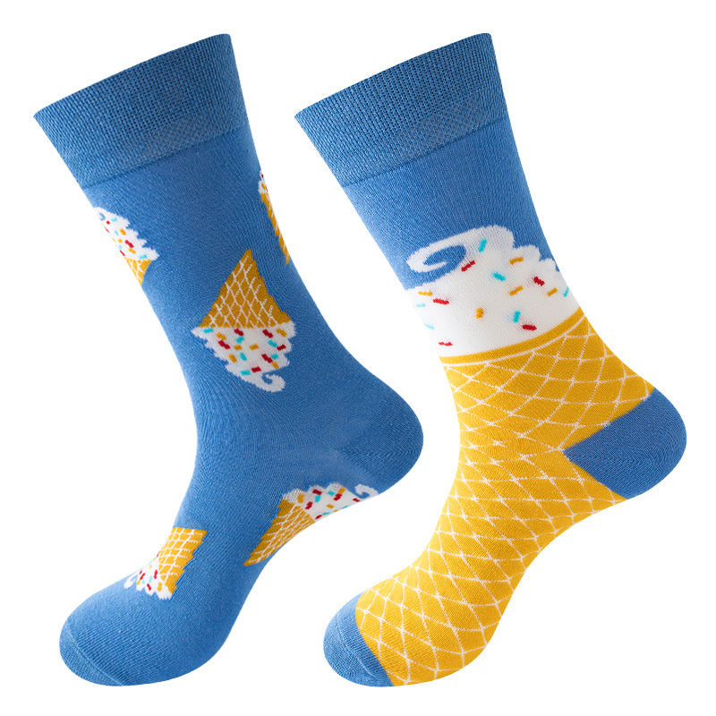 Unisex Animal Trendy Socks Cute Fun Pattern Novelty Mid-Calf Socks