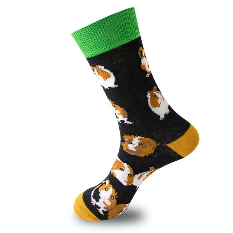 Unisex Animal Trendy Socks Cute Fun Pattern Novelty Mid-Calf Socks