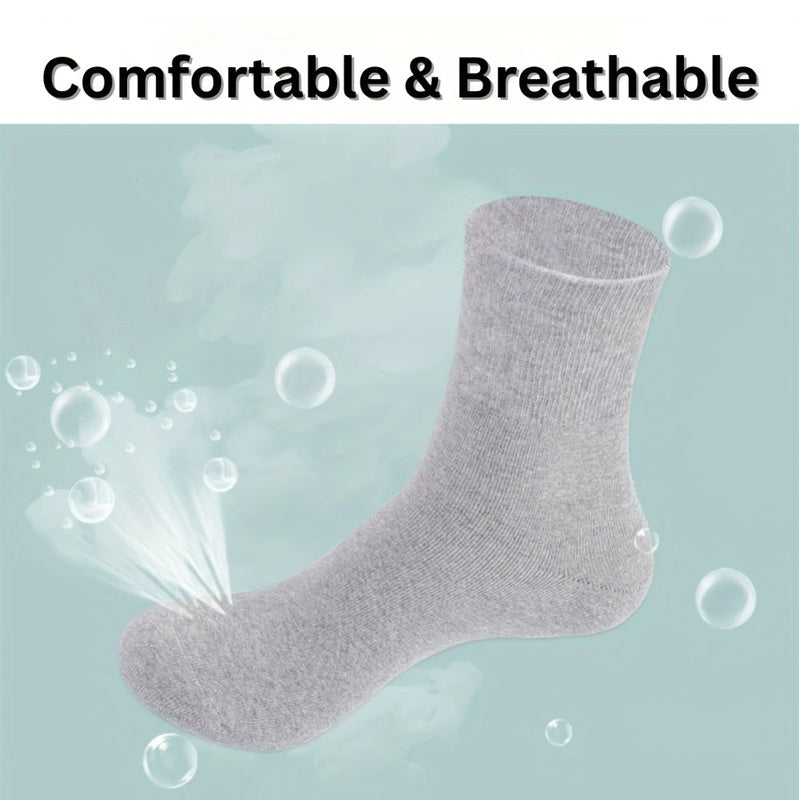 Loose Fit Diabetic Socks for Swollen Feet – Comfortable Non-Binding Socks, Ideal for Elderly & Pregnancy