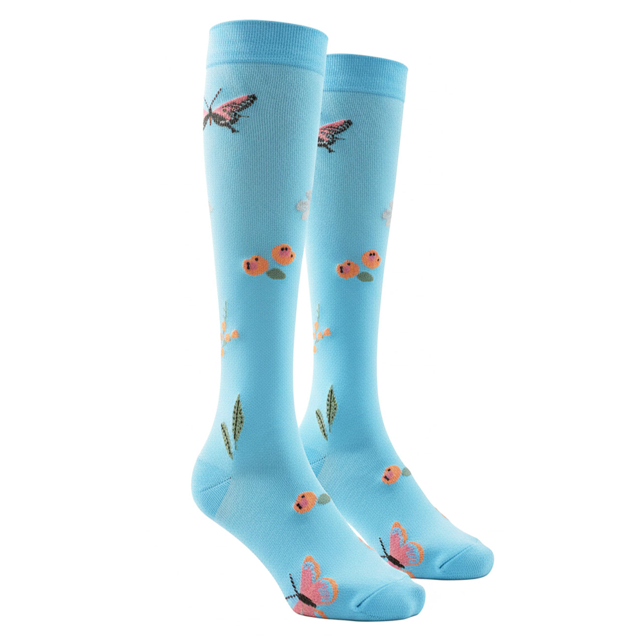 Flower Butterfly Compression Socks for Women & Men Circulation-Support ...