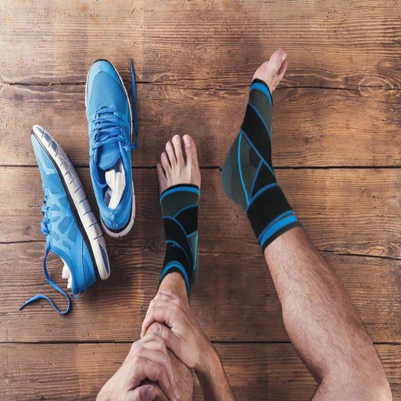 2pcs Protective Compression Sports Ankle Brace Strap Sleeves