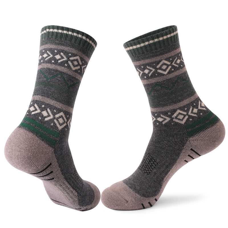 Womens Merino Wool Hiking Socks Thermal Warm Winter Boot Crew Cushion Work Gift Socks ﻿