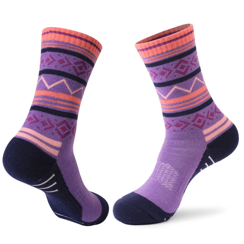 Womens Merino Wool Hiking Socks Thermal Warm Winter Boot Crew Cushion Work Gift Socks ﻿