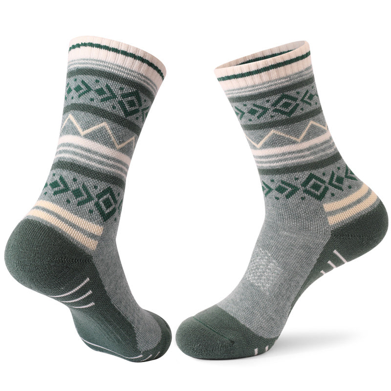 Womens Merino Wool Hiking Socks Thermal Warm Winter Boot Crew Cushion Work Gift Socks ﻿