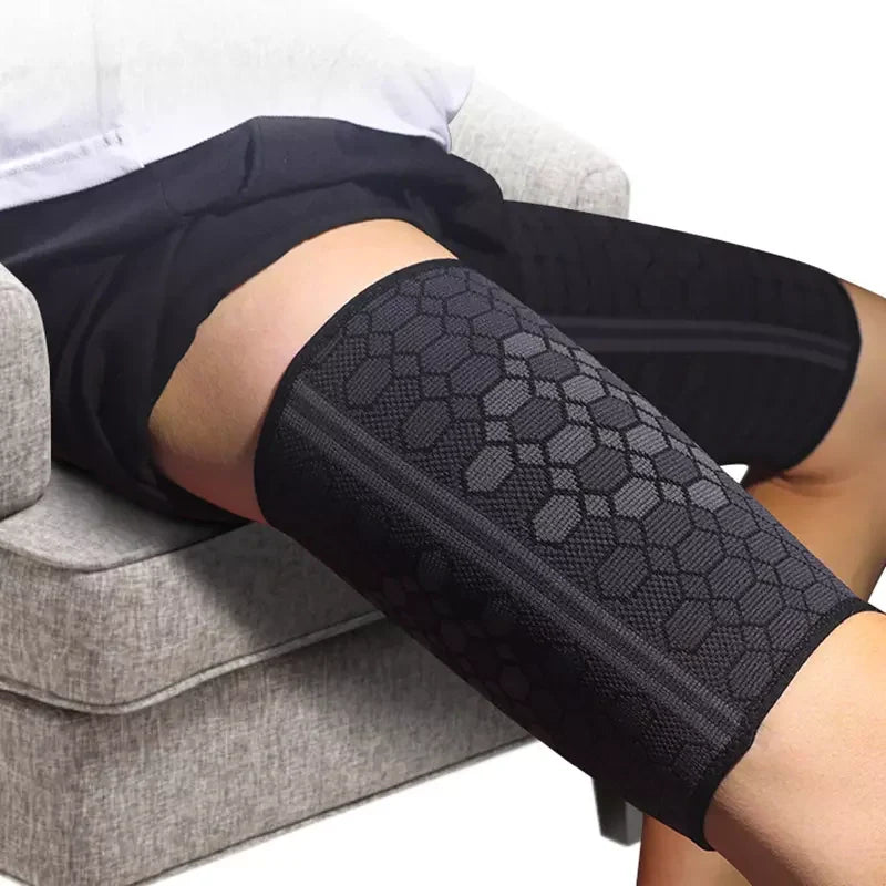 Thigh Support Hamstring Compression Sleeve Protector Brace Muscle Pain Relief
