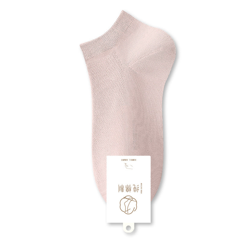 Summer Mesh Breathable Classic All-match Boat Socks