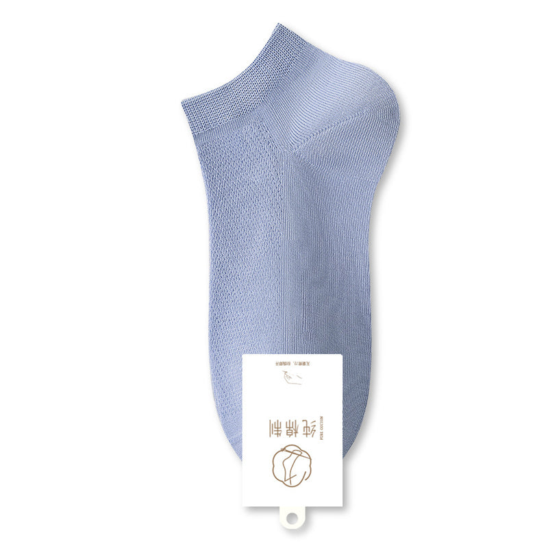 Summer Mesh Breathable Classic All-match Boat Socks